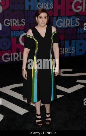 Staffel 4 der HBO Serie "Girls" im American Museum of Natural History - Ankünfte mit gezeigt: Lena Dunham wo: New York City, New York, USA bei: Kredit-5. Januar 2015: Ivan Nikolov/WENN.com Stockfoto