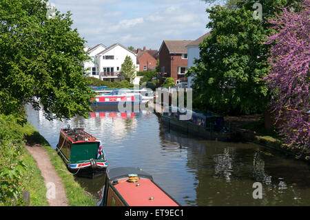Bridgewater Kanal in Stockton Heath, Cheshire Stockfoto