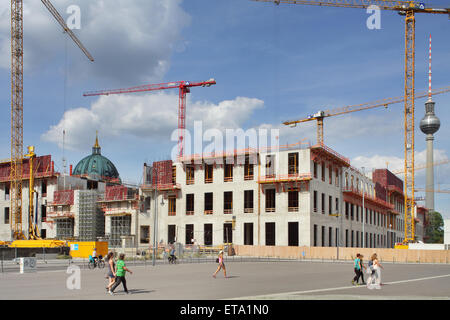 Berlin, Deutschland, Standort Berliner Schloss - Humboldt-Forum Stockfoto