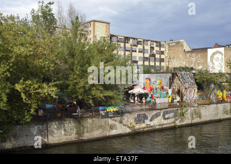 Berlin, Deutschland, einem ehemaligen Club Maria an der Schillingbruecke Stockfoto