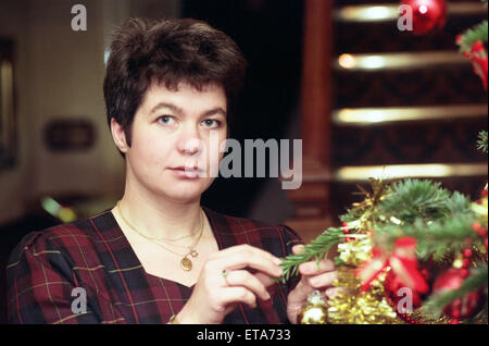 Anne Marie West, Tochter von Fred West, sprechen am Hatton Court Hotel, Upton Hill, St. Leonard in der Nähe von Gloucester. 13. Dezember 1995. Stockfoto