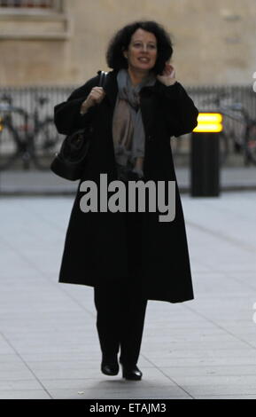 Sylvie Bermann Ankunft bei der BBC für die Andrew Marr Show mit: Sylvie Bermann Where: London, Vereinigtes Königreich bei: 11. Januar 2015 Credit: WENN.com Stockfoto