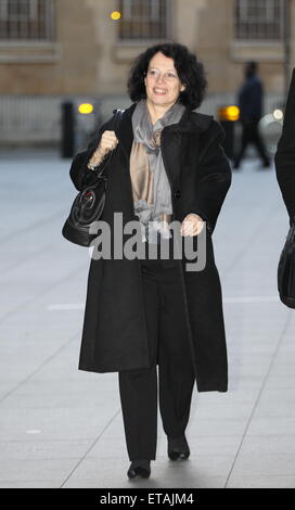 Sylvie Bermann Ankunft bei der BBC für die Andrew Marr Show mit: Sylvie Bermann Where: London, Vereinigtes Königreich bei: 11. Januar 2015 Credit: WENN.com Stockfoto