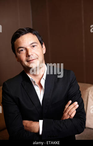 Berlin, Deutschland, Thomas Piketty, Ökonom und Professor an der School of Economics in Paris Stockfoto