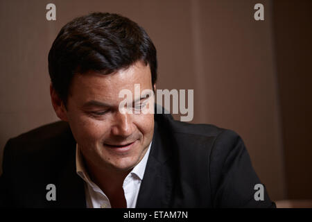 Berlin, Deutschland, Thomas Piketty, Ökonom und Professor an der School of Economics in Paris Stockfoto