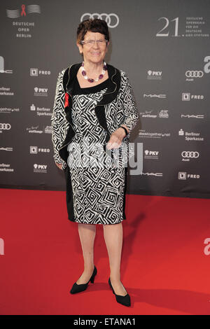 Teilnahme an der 21. Aids-Gala in der Deutschen Oper Berlin mit prominenten: Rita Suessmuth Where: Berlin, Deutschland bei: 10. Januar 2015 Credit: WENN.com Stockfoto