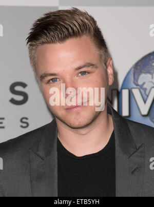 Prominente besuchen NBC/Universal 72. Annual Golden Globes After Party - Ankünfte teilweise gesponsert von Chrysler, Hilton und Katar bei The Beverly Hilton Hotel in Beverly Hills.  Mitwirkende: Gast wo: Los Angeles, California, Vereinigte Staaten von Amerika bei: Kredit-12. Januar 2015: Brian To/WENN.com Stockfoto