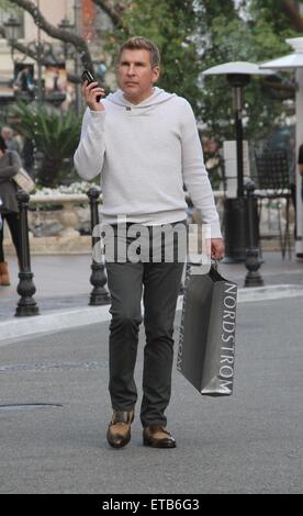 Reality-Star, Todd Chrisley geht einkaufen im The Grove mit Hollywood: Todd Chrisley Where: Los Angeles, California, Vereinigte Staaten von Amerika bei: 12. Januar 2015 Credit: WENN.com Stockfoto