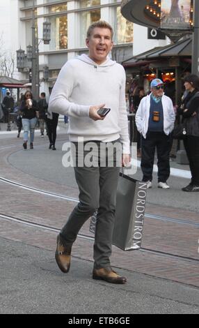 Reality-Star, Todd Chrisley geht einkaufen im The Grove mit Hollywood: Todd Chrisley Where: Los Angeles, California, Vereinigte Staaten von Amerika bei: 12. Januar 2015 Credit: WENN.com Stockfoto