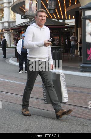 Reality-Star, Todd Chrisley geht einkaufen im The Grove mit Hollywood: Todd Chrisley Where: Los Angeles, California, Vereinigte Staaten von Amerika bei: 12. Januar 2015 Credit: WENN.com Stockfoto