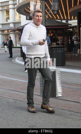 Reality-Star, Todd Chrisley geht einkaufen im The Grove mit Hollywood: Todd Chrisley Where: Los Angeles, California, Vereinigte Staaten von Amerika bei: 12. Januar 2015 Credit: WENN.com Stockfoto