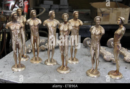 Gießen der SAG awards Statue Featuring: Atmosphäre wo: Burbank, Kalifornien, USA bei: Kredit-13. Januar 2015: FayesVision/WENN.com Stockfoto