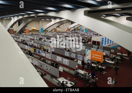 Poster-Ansicht der American Geophysical Union 2011 2012 2013 AGU. Stockfoto