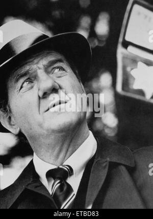 Karl Malden, Portrait aus TV-Serie "Straßen von San Francisco", 1972 Stockfoto