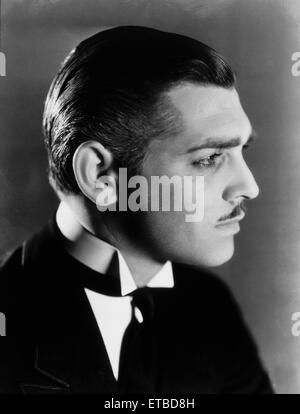 Clark Gable, Portrait, am Set des Films "Strange Interlude", 1932 Stockfoto