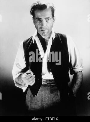 Humphrey Bogart, Portrait Werbung für den Film "Schwarze Legion", 1936 Stockfoto