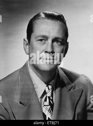 Schauspieler James Dunn, Werbung Portrait, 1945 Stockfoto