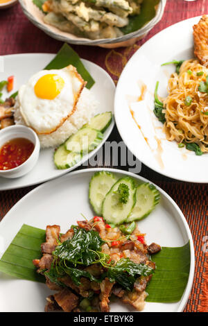 Authentische Thai-Küche Stockfoto