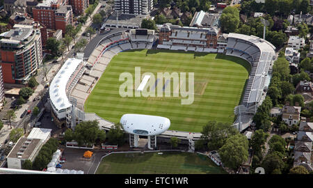 Luftaufnahme des Lords cricket Ground, St Johns Wood, London, UK