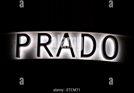 Markennamen: "Prado", Berlin. Stockfoto