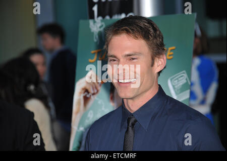 LOS ANGELES, CA - 20. April 2015: Seann William Scott bei der Premiere seines Films "Just bevor ich gehen" am Arclight Theater, Hollywood. Stockfoto