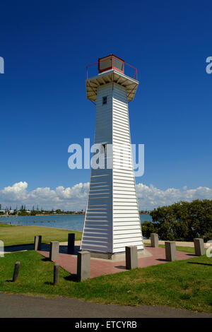 Alten Cleveland Point Lighthouse, Queensland, Australien Stockfoto