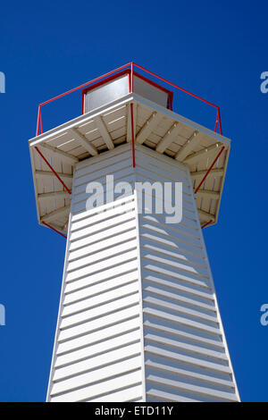 Alten Cleveland Point Lighthouse, Queensland, Australien Stockfoto