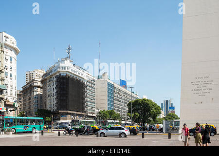 Plaza De La Republica, Buenos Aires, Argentinien Stockfoto