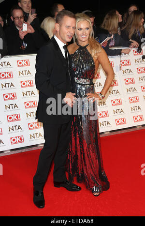 National Television Awards (NTA) 2015 statt in der O2 - Ankünfte Featuring: Jeremy Kyle, Carla Germaine Where: London, Vereinigtes Königreich bei: Kredit-21. Januar 2015: Lia Toby/WENN.com Stockfoto