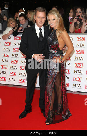 National Television Awards (NTA) 2015 statt in der O2 - Ankünfte Featuring: Jeremy Kyle, Carla Germaine Where: London, Vereinigtes Königreich bei: Kredit-21. Januar 2015: Lia Toby/WENN.com Stockfoto