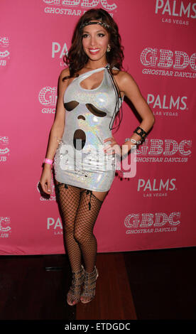 Farrah Abraham beherbergt eine Toga-Party im Ghostbar innen Palms Resort Casino Featuring: Farrah Abraham Where: Las Vegas, Nevada, USA bei: Kredit-24. Januar 2015: DJDM/WENN.com Stockfoto