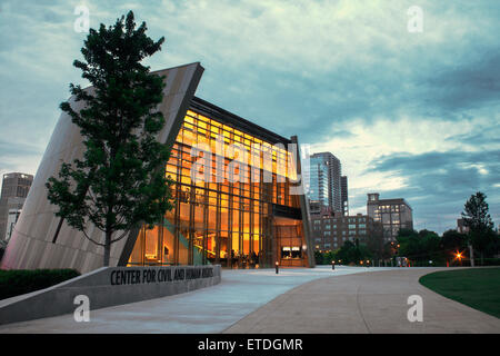 Zentrum für Bürger- und Menschenrechte in Atlanta, Georgia, USA Stockfoto