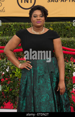 21. Annual Screen Actors Guild Awards im Shrine Auditorium - Ankünfte mit: Adrienne C. Moore wo: Los Angeles, California, Vereinigte Staaten von Amerika bei: Kredit-25. Januar 2015: Brian To/WENN.com Stockfoto