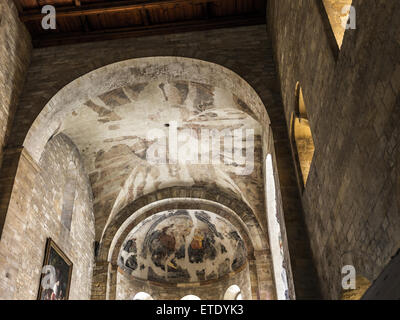 Romanische Basilika St. Georg in Prag, Teil der Pragerburg, Tschechische Republik Stockfoto