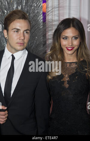 Kitz-Race-Party nach der Hahnenkamm-Rennen Kitzbühel mit: Mario GOETZE (Götze), Ann-Kathrin Brömmel, BROEMMEL wo: Kitzbühel, Österreich bei: Kredit-24. Januar 2015: ATP/WENN.com Stockfoto