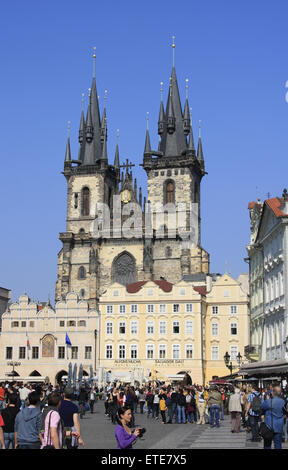 Prag, Tschechische Republik - 25. März 2009: Marienkirche in der Innenstadt von Prag am 25. März 2009, Prag, Tschechische Republik. Stockfoto