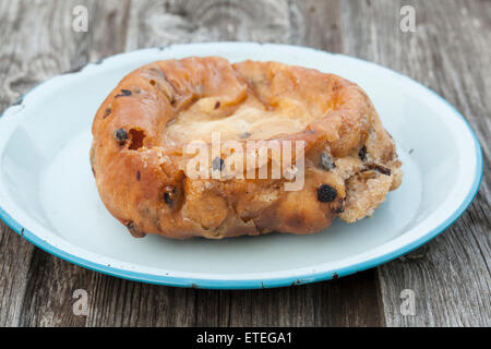 Lardy Kuchen - essen Delikatesse in Süd-west England vor allem Wiltshire Stockfoto