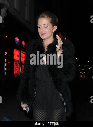 Prominente besuchen Zara Martin Party im Restaurant La Bodega Negra mit Soho: Millie Mackintosh wo: London, Vereinigtes Königreich bei: 4. Februar 2015 Credit: WENN.com Stockfoto