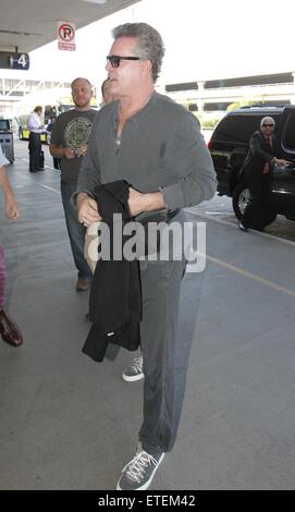 Ray Liotta am Los Angeles International Airport (LAX) mit: Ray Liotta wo: Los Angeles, California, Vereinigte Staaten von Amerika bei: 5. Februar 2015 Credit: WENN.com Stockfoto