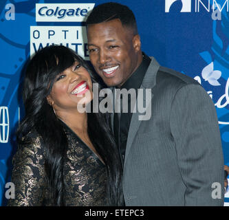 Prominente besuchen 6. jährlichen ESSENCE Black Women in Musik-Event im Avalon Hollywood.  Mitwirkende: Shanice Wilson, Flex Alexander wo: Los Angeles, California, Vereinigte Staaten von Amerika bei: Kredit-6. Februar 2015: Brian To/WENN.com Stockfoto