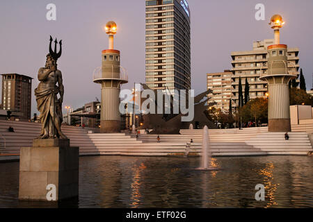 Parc De La Espanya Industrial. Barcelona. Stockfoto