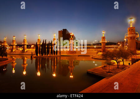 Parc De La Espanya Industrial. Barcelona. Stockfoto