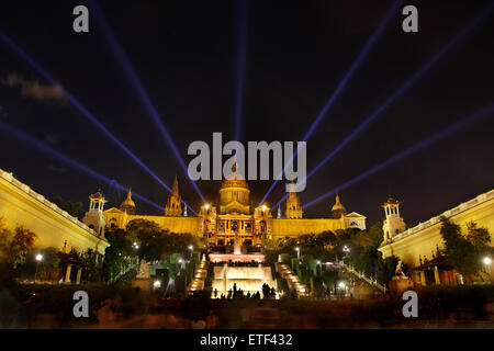 MNAC (Museu Nacional d ' Art de Catalunya) Montjuïc. Barcelona. Stockfoto