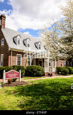 Pamunkey Regional Library, 7527 Bibliothek Drive, Hannover, Virginia Stockfoto