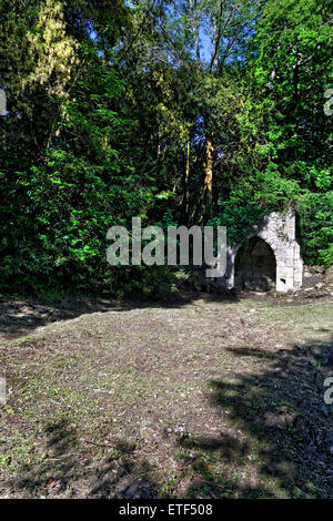 Das privat geführte Priory Bay Hotel ist ein architektonisches Vermächtnis von mehr als 700 Jahren. Es ist an der Ostküste der Isle Of Wight. Stockfoto