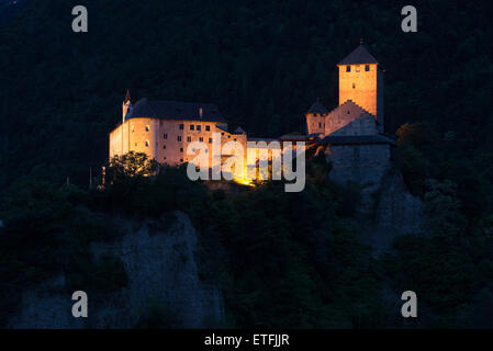 Schloss Tirol, Stammburg der Grafen von Tirol, heute Südtiroler Museum für Kultur und Provincial Geschichte Stockfoto