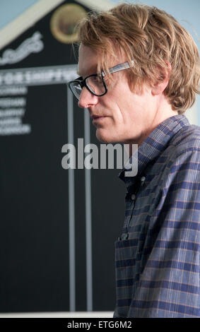 Dublin, Irland. 13. Juni 2015. Schriftsteller Patrick DeWitt anlässlich der Buchausstellung Dalkey, Dalkey Dorf, Dublin, Irland, Samstag, 13. Juni 2015 Credit: Doreen Kennedy/Alamy Live News Stockfoto