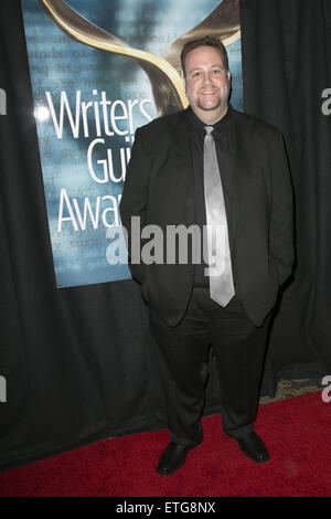 Prominente besuchen 2015 Westküste Writers Guild Awards Zeremonie im Hyatt Regency Century Plaza.  Mitwirkende: Benjamin Zelevansky wo: Los Angeles, California, Vereinigte Staaten von Amerika bei: Kredit-14. Februar 2015: Brian To/WENN.com Stockfoto