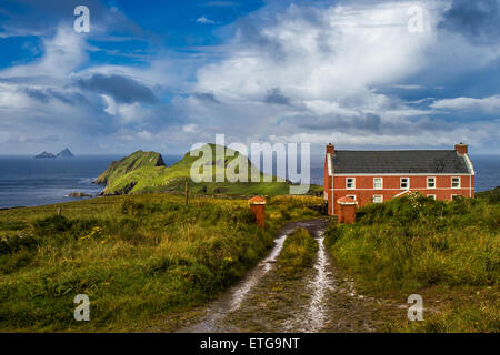 Puffin Island und Skellig Inseln Stockfoto