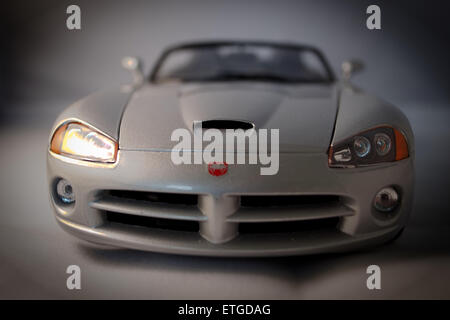 Modellauto Dodge Viper SRT-10. Stockfoto